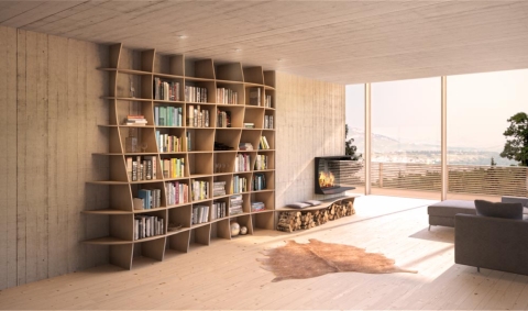 bibliothèque sur mesure Form bar