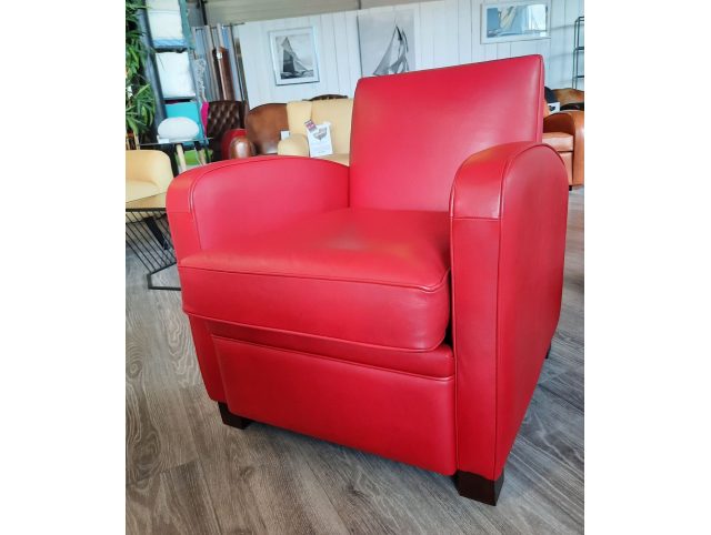 Fauteuil Club CHAPLIN - Rouge ferrari