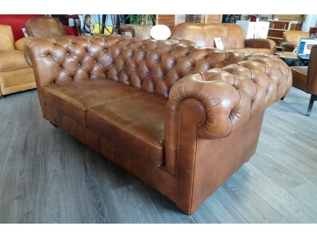 Canapé Chesterfield NEWTON - Marron B3