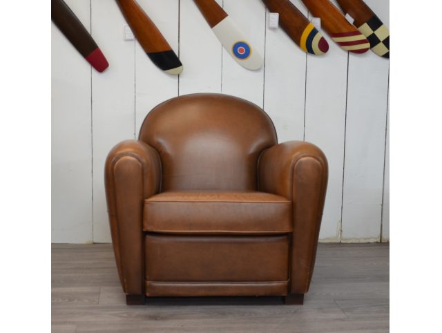 Fauteuil Club EVERTON - Marron B3