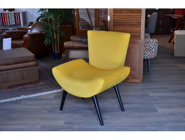      Fauteuil papillon BALI jaune