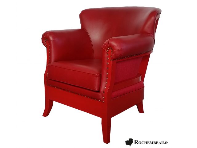 Fauteuil rouge ORLEANS