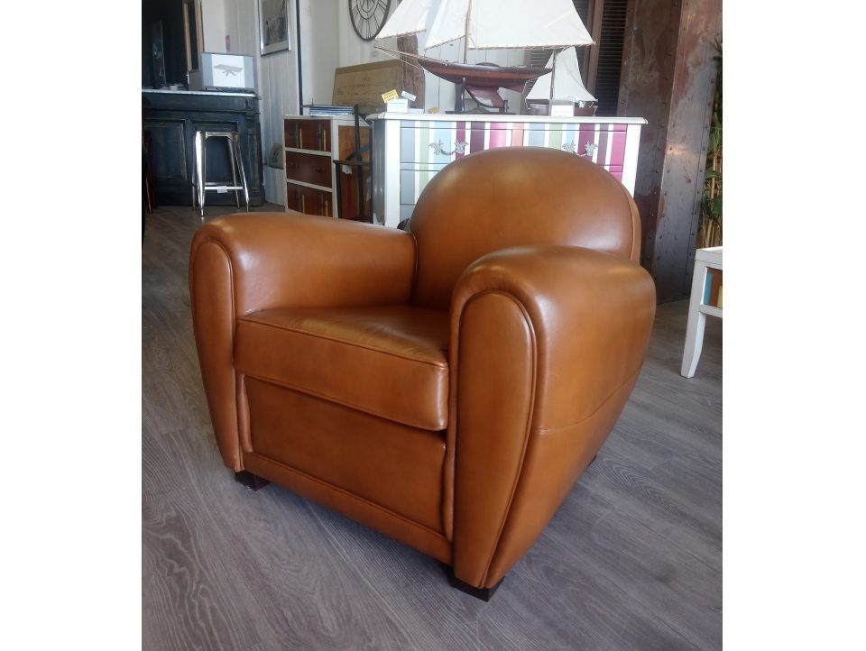 Fauteuil club CHATHAM - Marron B3