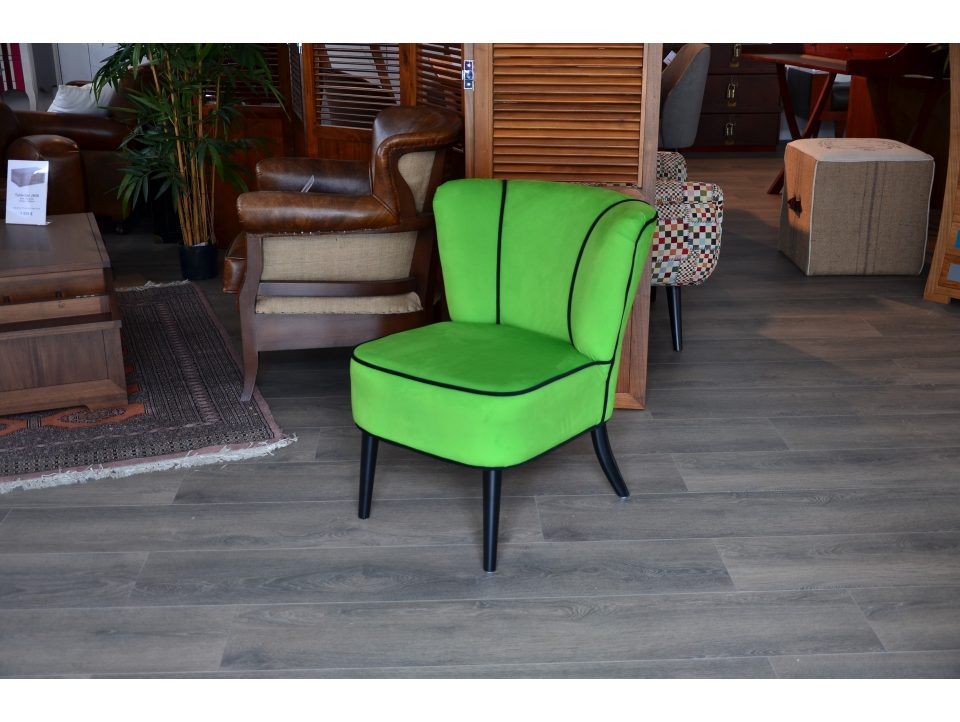 Fauteuil cocktail VEGA vert