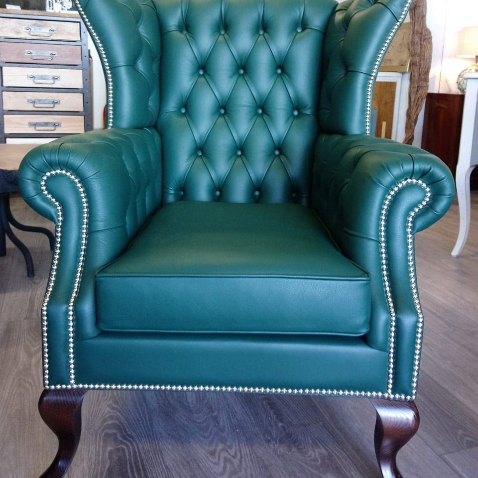 Fauteuil EL BARBER vert anglais