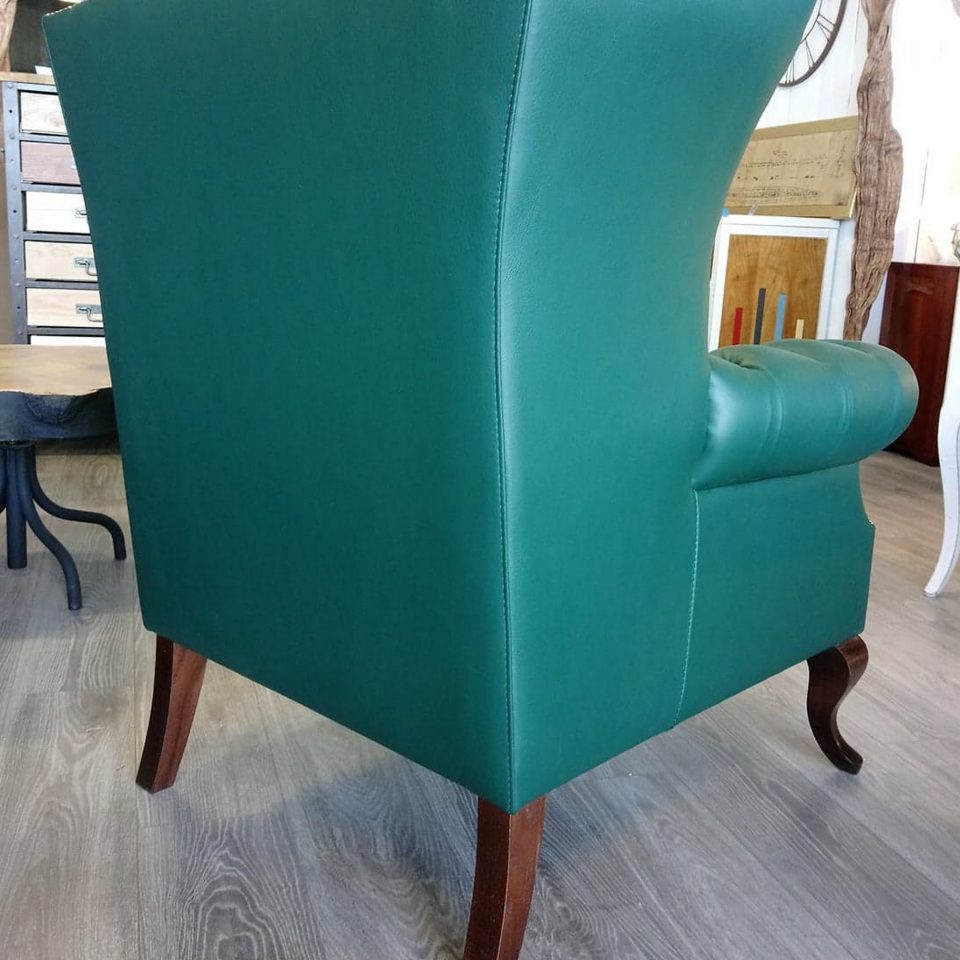 Fauteuil EL BARBER vert anglais