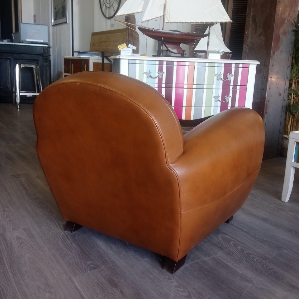 Fauteuil club CHATHAM - Marron B3