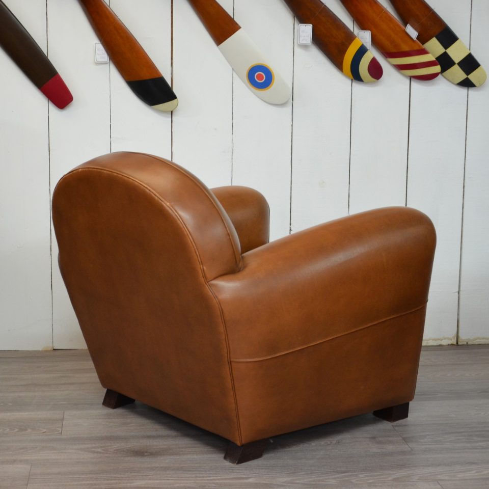 Fauteuil Club EVERTON - Marron B3