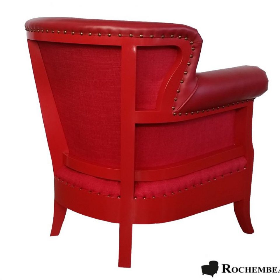 Fauteuil rouge ORLEANS