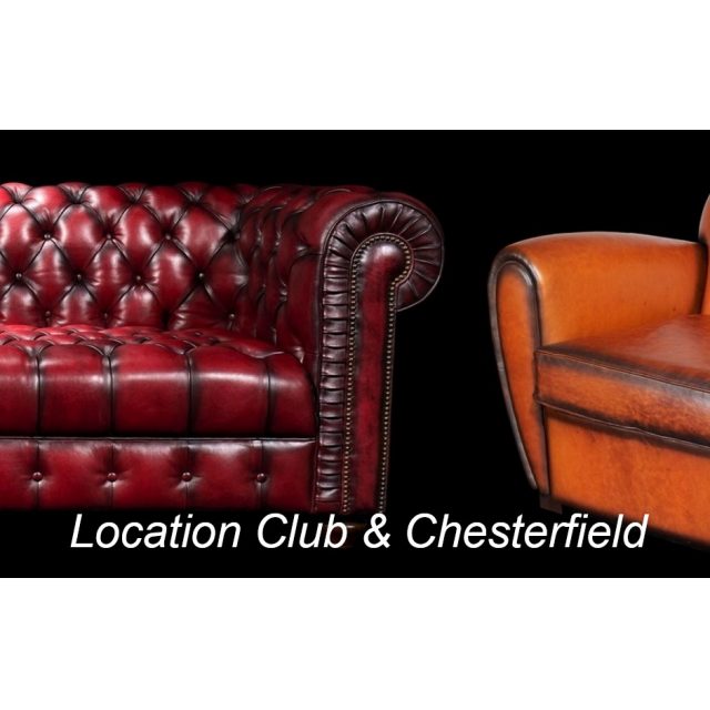 Location Rochembeau : Club et Chesterfield cuir