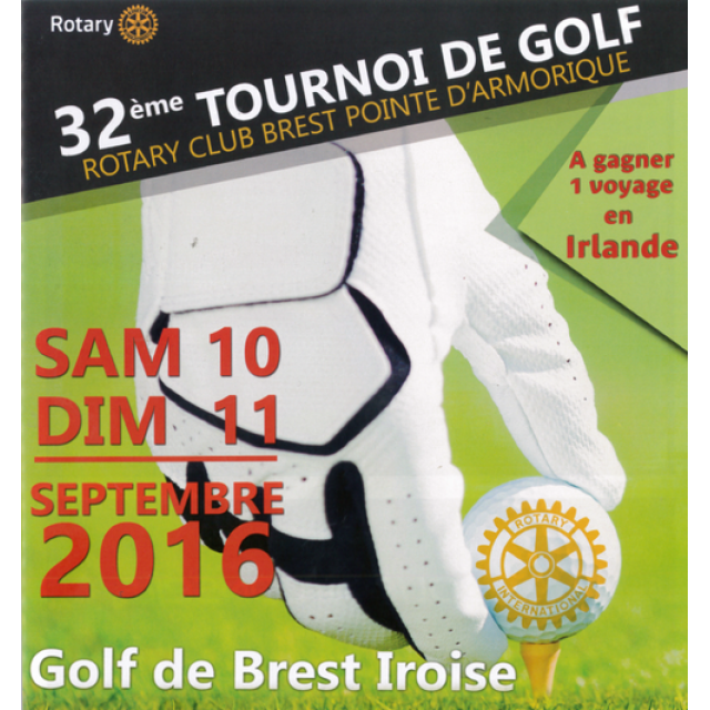 32 ème Tournoi de Golf ROTARY CLUB Brest