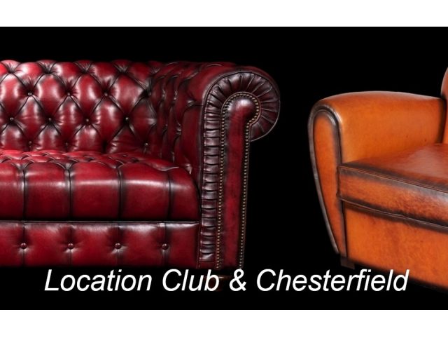 Location Rochembeau : Club et Chesterfield cuir