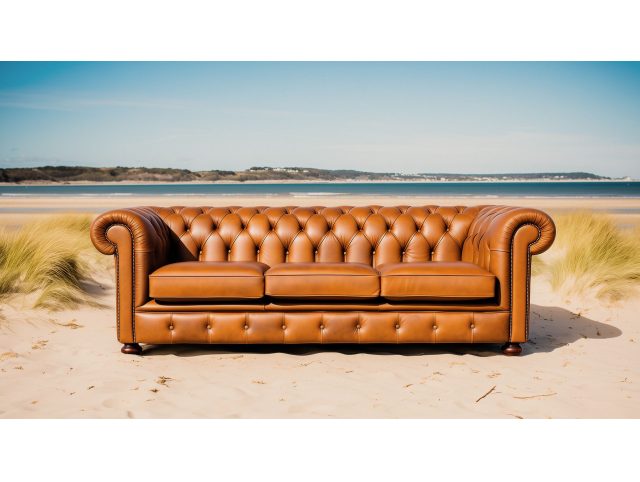 Le Chesterfield à la plage....