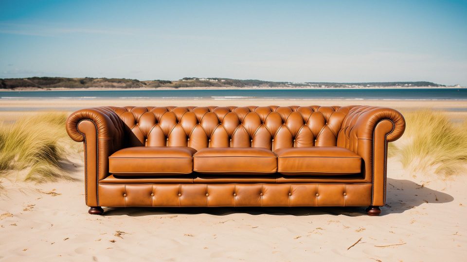 Le Chesterfield à la plage....
