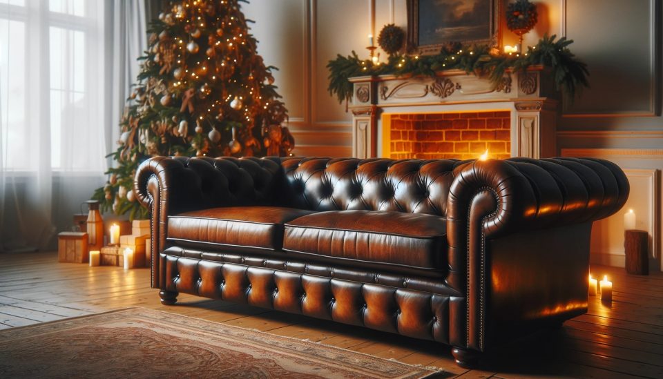 Célébrez les Fêtes en Confort et Style avec un Chesterfield